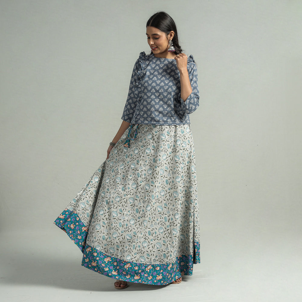 sanganeri cotton skirt 