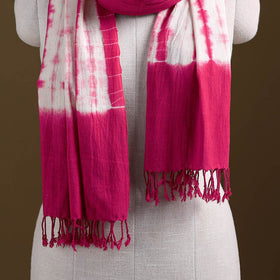 Kutch Handwoven Organic Kala Cotton Shibori Stole 14