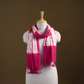Kutch Handwoven Organic Kala Cotton Shibori Stole 14