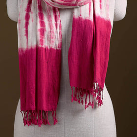 Kutch Handwoven Organic Kala Cotton Shibori Stole 16