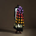 Multicolor - Shibori Clamp Dyed Modal Silk Dupatta with Zari Border 25