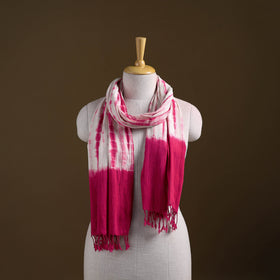 Kutch Handwoven Organic Kala Cotton Shibori Stole 16