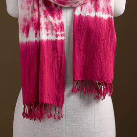 Kutch Handwoven Organic Kala Cotton Shibori Stole 17