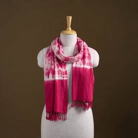 Kutch Handwoven Organic Kala Cotton Shibori Stole 17