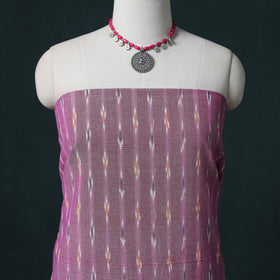 Pochampally Ikat Cotton Unstitched Dress Material: Kurta & Dupatta 29