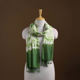 Kutch Handwoven Organic Kala Cotton Shibori Stole 19