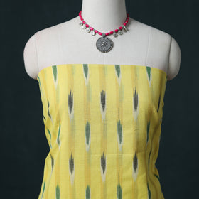 Pochampally Ikat Cotton Unstitched Dress Material: Kurta & Dupatta 30
