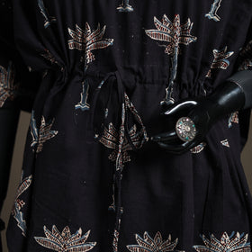 Ajrakh Hand Block Print Natural Dyed Cotton Short Kaftan 57
