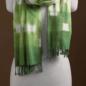 Kutch Handwoven Organic Kala Cotton Shibori Stole 22