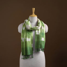 Kutch Handwoven Organic Kala Cotton Shibori Stole 22