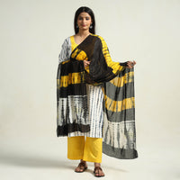 Shibori Kurta with Palazzo & Dupatta Set
