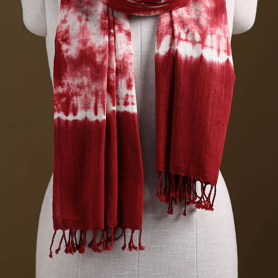 Kutch Handwoven Organic Kala Cotton Shibori Stole 25