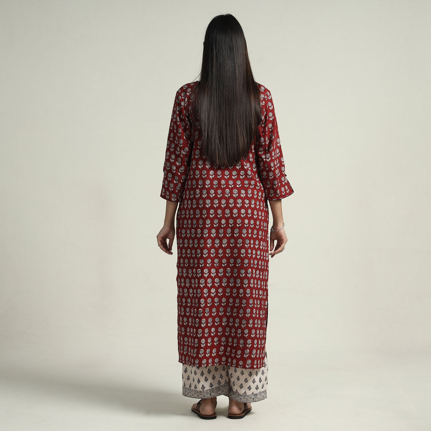 Bagh Kurta with Palazzo & Dupatta Set
