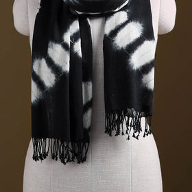 Kutch Handwoven Organic Kala Cotton Shibori Stole 28
