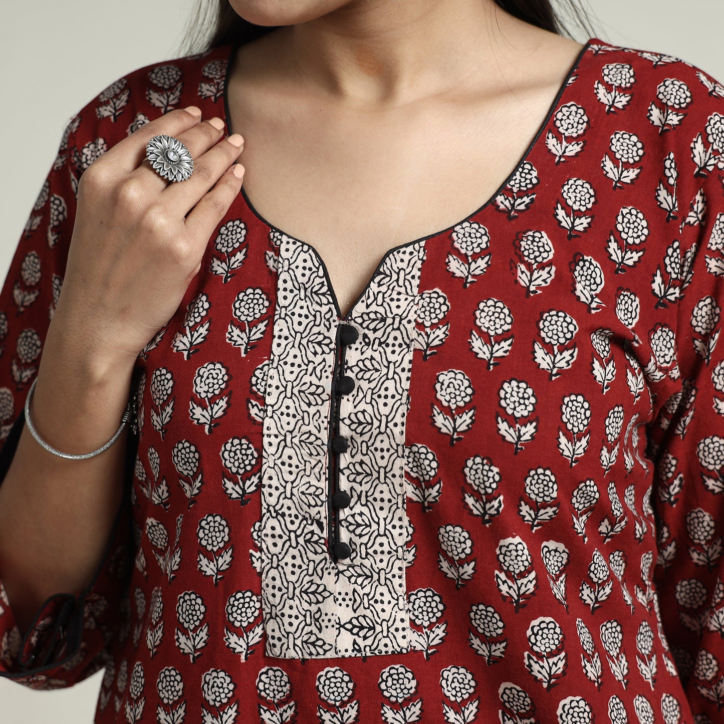 Bagh Kurta with Palazzo & Dupatta Set
