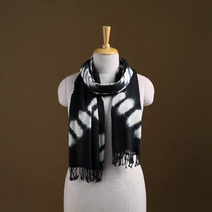 Kutch Handwoven Organic Kala Cotton Shibori Stole 28