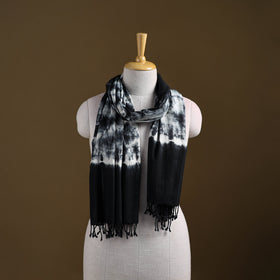 Kutch Handwoven Organic Kala Cotton Shibori Stole 29
