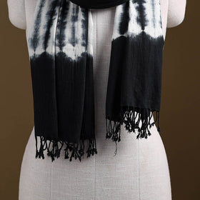 Kutch Handwoven Organic Kala Cotton Shibori Stole 30