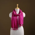 Kutch Handwoven Organic Kala Cotton Bandhani Stole 31