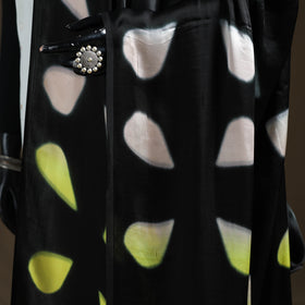 Multicolor - Shibori Clamp Dyed Modal Silk Dupatta with Zari Border 33