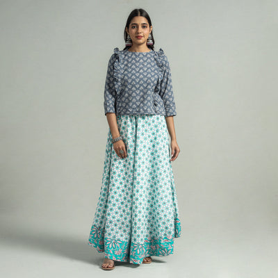 sanganeri cotton skirt 