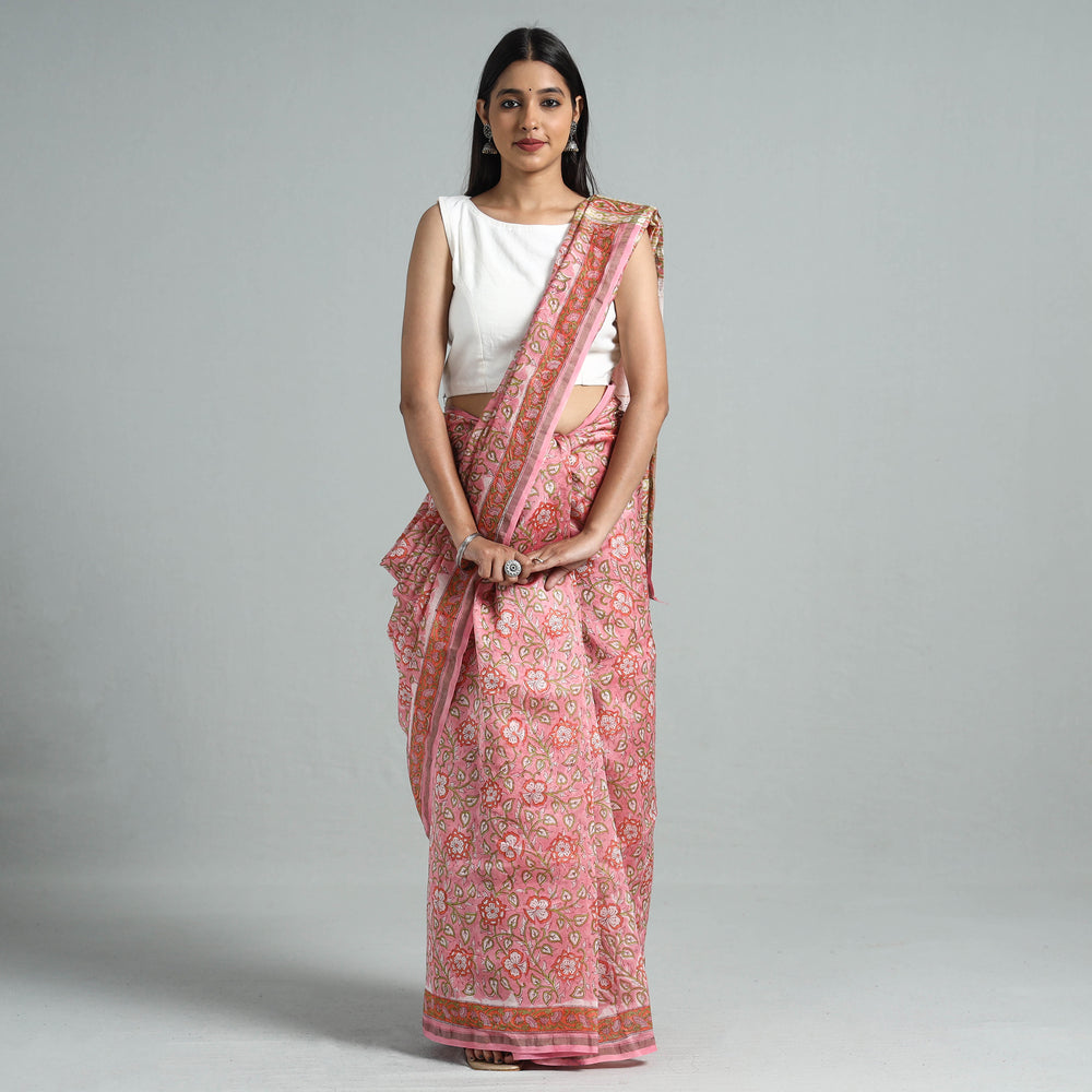 Sanganeri Print Saree