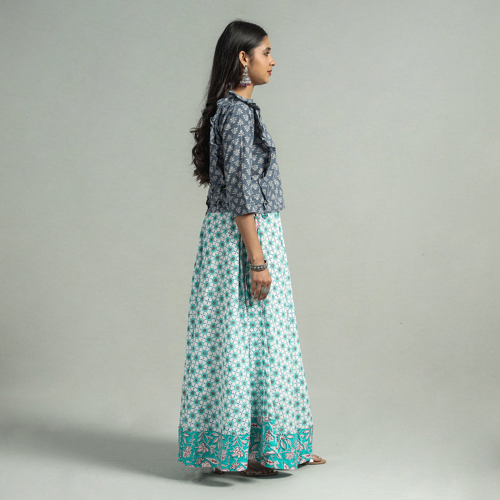 sanganeri cotton skirt 