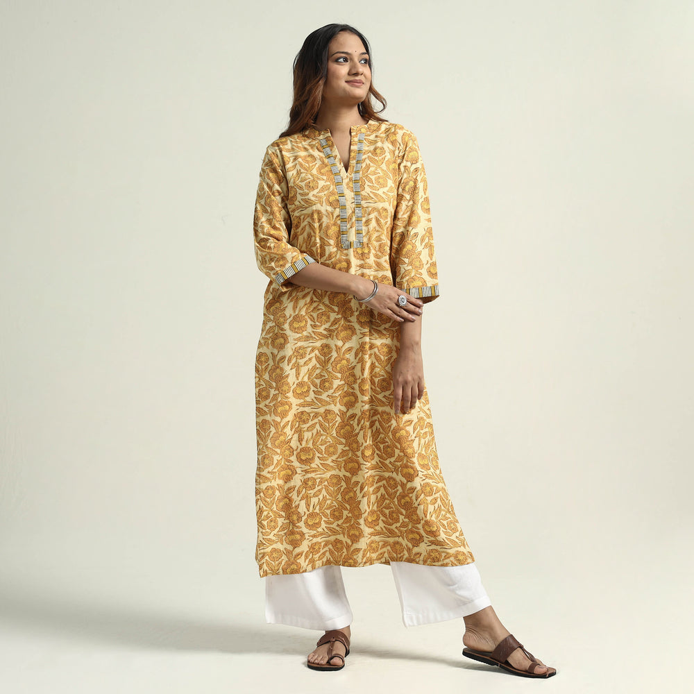 bagru cotton kurta