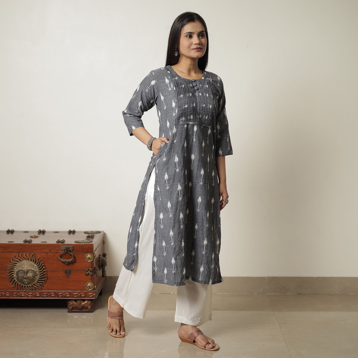 pochampally ikat kurta