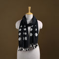 Kutch Handwoven Organic Kala Cotton Bandhani Stole 46