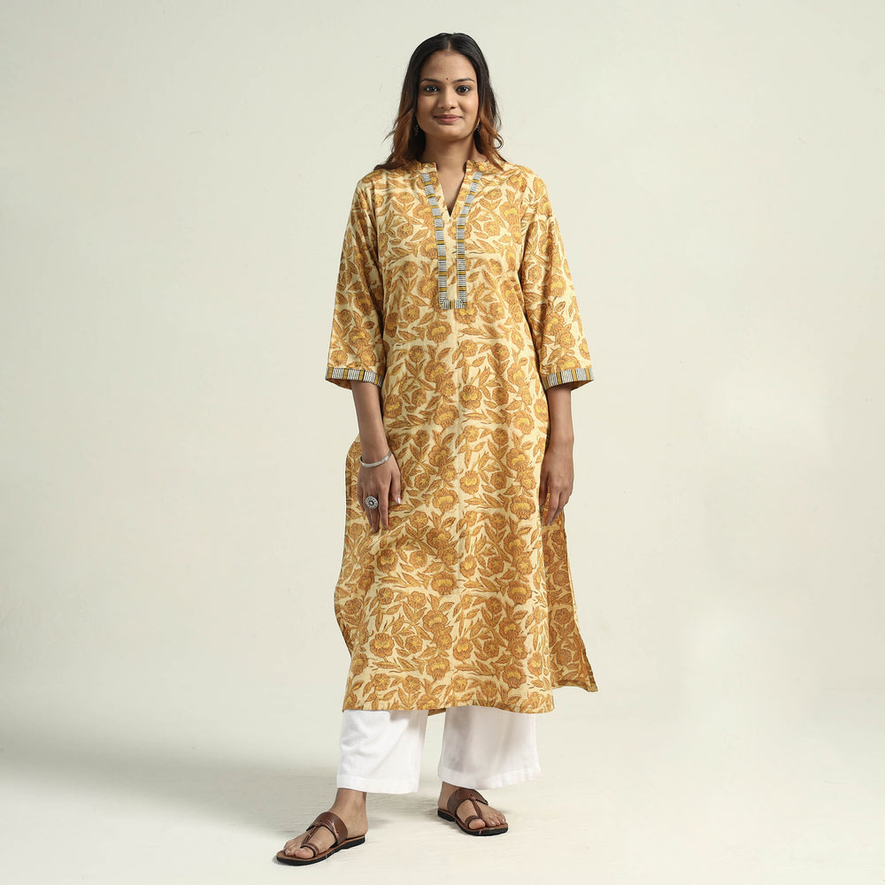 bagru cotton kurta