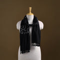 Kutch Handwoven Organic Kala Cotton Bandhani Stole 47