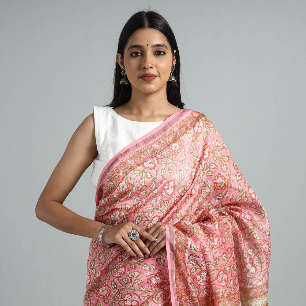 Sanganeri Print Saree