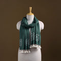 Kutch Handwoven Organic Kala Cotton Bandhani Stole 48