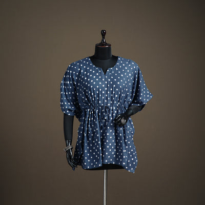 Bandhani Tie-Dye Cotton Short Kaftan 62