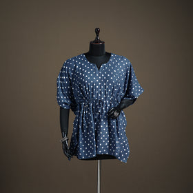 Bandhani Tie-Dye Cotton Short Kaftan 62