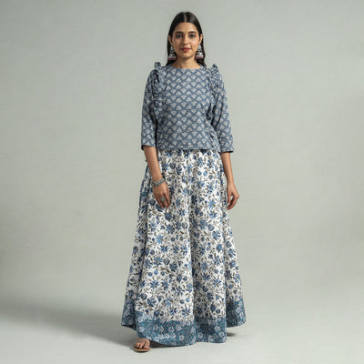 sanganeri cotton skirt 