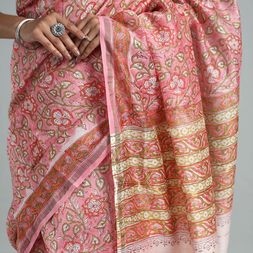 Sanganeri Print Saree