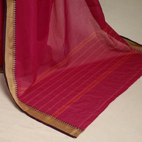 Pink - kandangi chettinad cotton saree with border 24