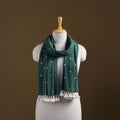 Kutch Handwoven Organic Kala Cotton Bandhani Stole 49