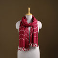 Kutch Handwoven Organic Kala Cotton Bandhani Stole 52