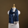 Kutch Handwoven Organic Kala Cotton Bandhani Stole 55