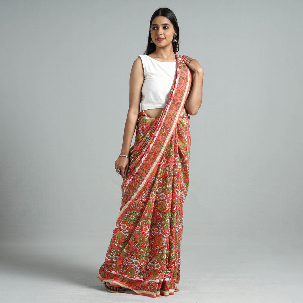 Sanganeri Print Saree