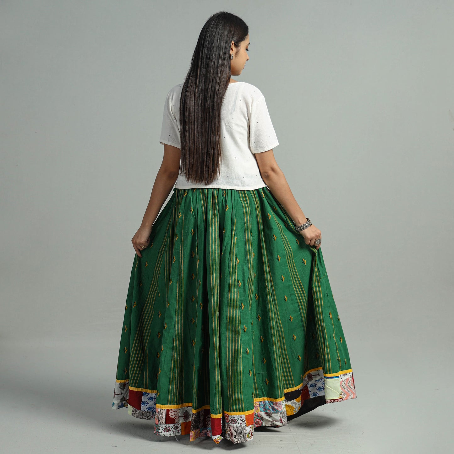 Jacquard Long Skirt