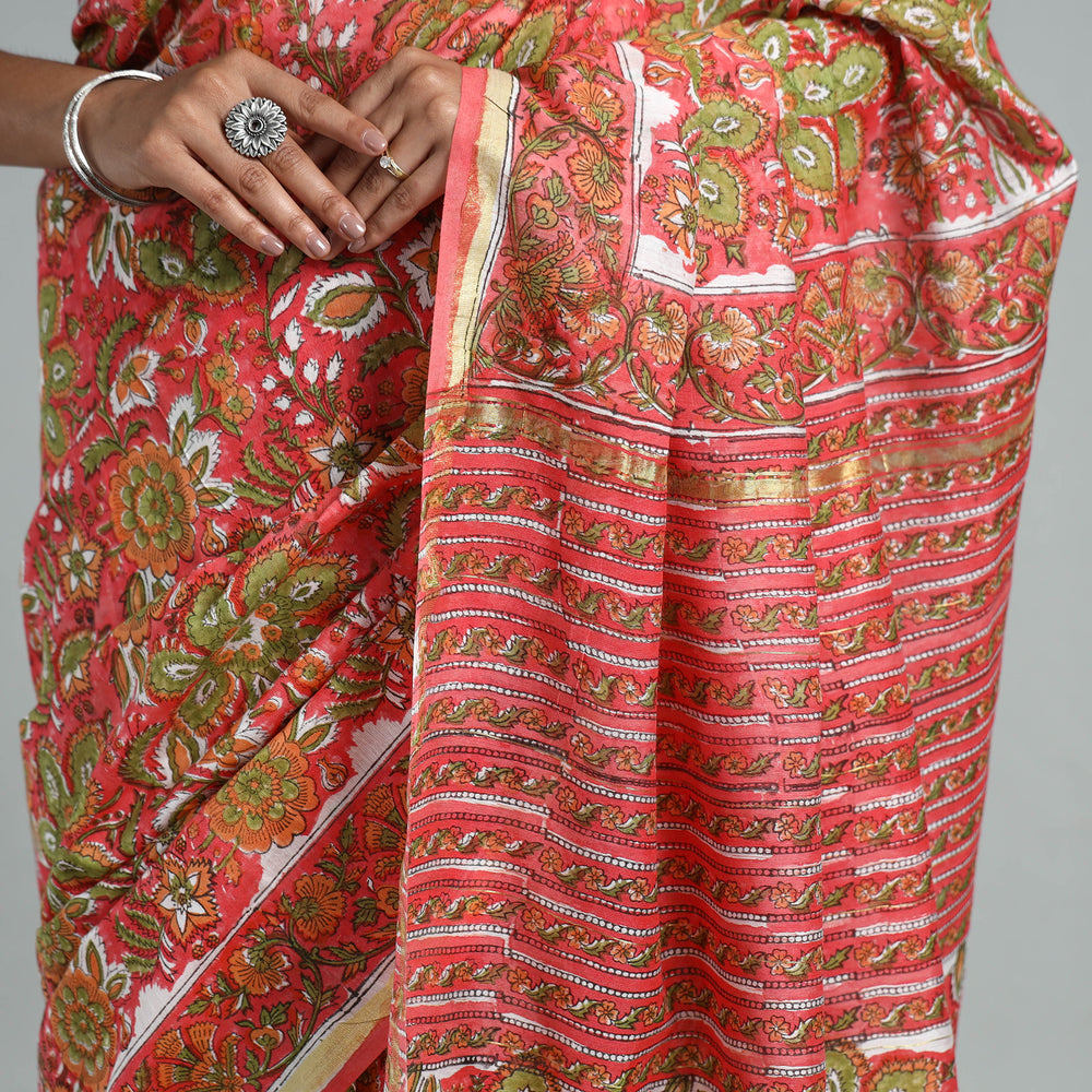 Sanganeri Print Saree