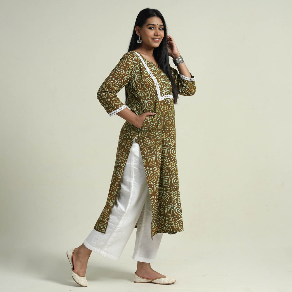 Batik Kurta with Palazzo Set
