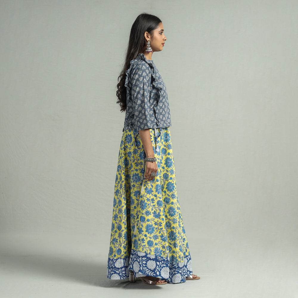 sanganeri cotton skirt 