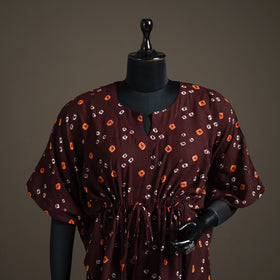 Bandhani Tie-Dye Cotton Short Kaftan 66
