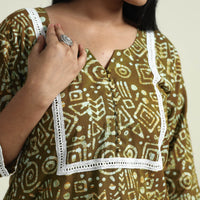 Batik Kurta with Palazzo Set
