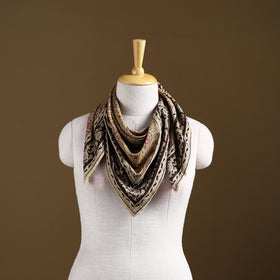 Pedana Hand Block Print Natural Dyed Cotton Kalamkari Scarf 44